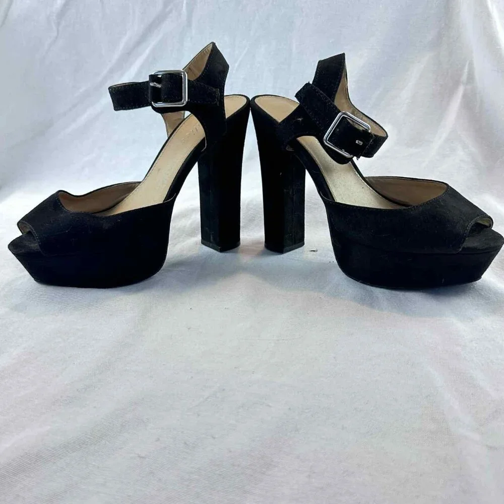 Candie’s Black Platform‎ Heels | Size 7.5